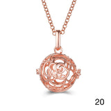 Rose Gold Rose - Crystal/Gemstone Magick Intention Necklace