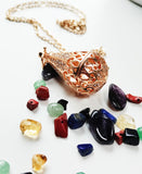 Golden Drop - Crystal/Gemstone Magick Intention Necklace