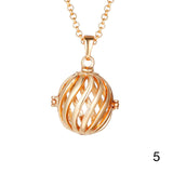 Golden Swirl - Crystal/Gemstone Magick Intention Necklace